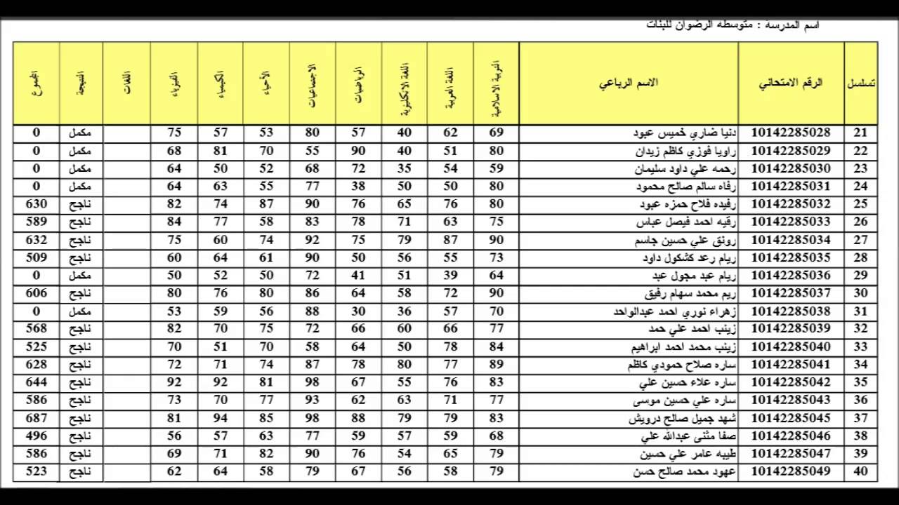 رابط الاستعلام عن نتائج السادس الاعدادي 2024 الدور الثالث من خلال موقع وزارة التربية والتعليم العراقية